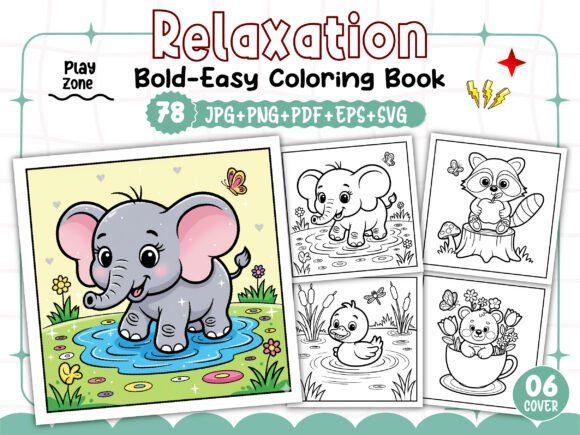 Download Bold and Easy Relaxation Coloring Pages - Coloring pages Collection