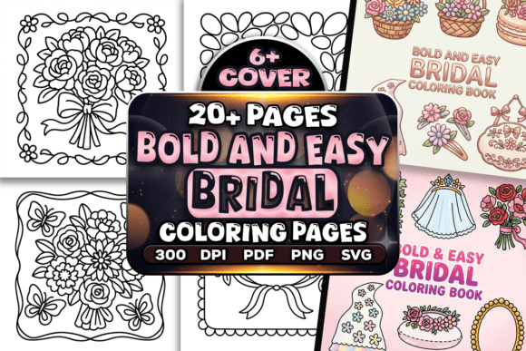 Download Bold and Easy Bridal Coloring Pages - Coloring pages Collection