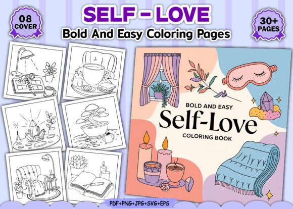 Download Bold and Easy Self Love Coloring Pages - Coloring pages Collection