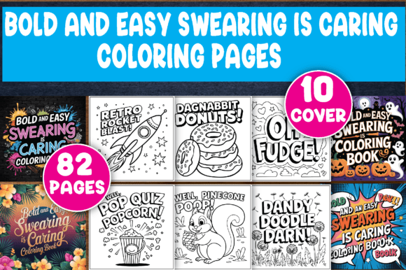 Download ADULT Swearing is Caring Coloring Pages - Coloring pages Collection