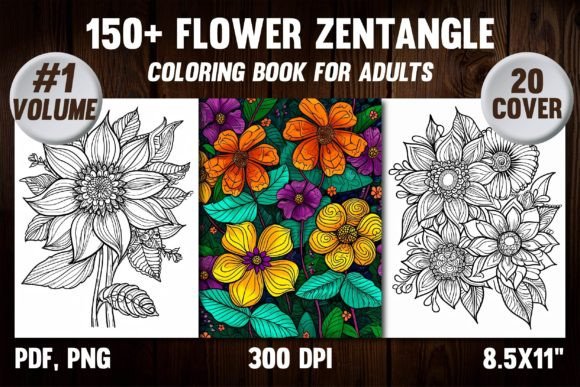 Download Flower Zentangle Coloring Pages - Coloring pages Collection