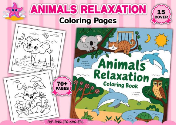 Download Animals Relaxation Coloring Pages - Coloring pages Collection