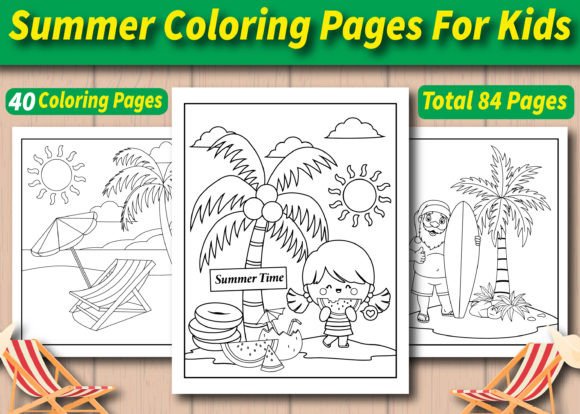 Download Summer Coloring Pages for Kids - Coloring pages Collection