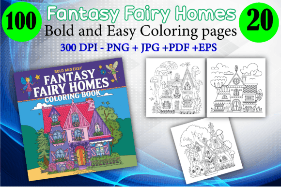 Download Bold Fantasy Fairy Homes Coloring Pages - Coloring pages Collection
