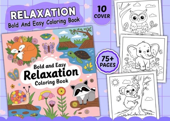 Download Bold and Easy Relaxation Coloring Pages - Coloring pages Collection