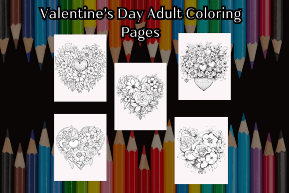 Download Valentine’s Day Adult Coloring Pages - Coloring pages Collection