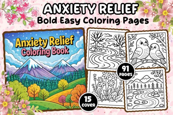 Download Anxiety Relief Coloring Pages for Adults - Coloring pages Collection