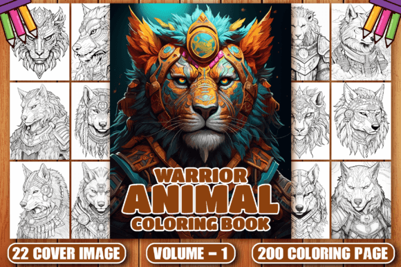 Download 200 Warrior Animal Coloring Pages V-1 - Coloring pages Collection
