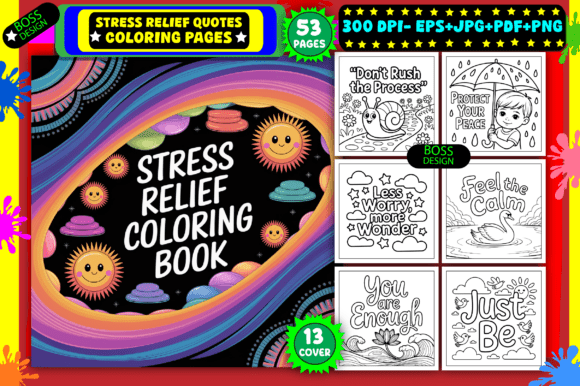 Download Stress Relief Quotes Coloring Pages - Coloring pages Collection