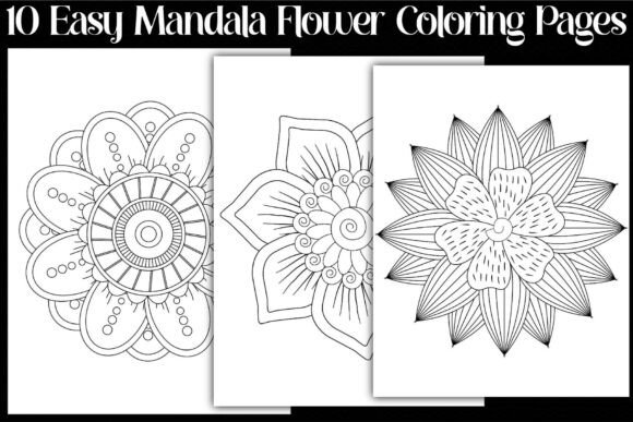 Download Easy Mandala Flower Coloring Pages - Coloring pages Collection